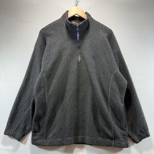 Vintage Bugle Boy Company Fleece Pullover Men's Size XL 1/4 Zip Long Sleeve